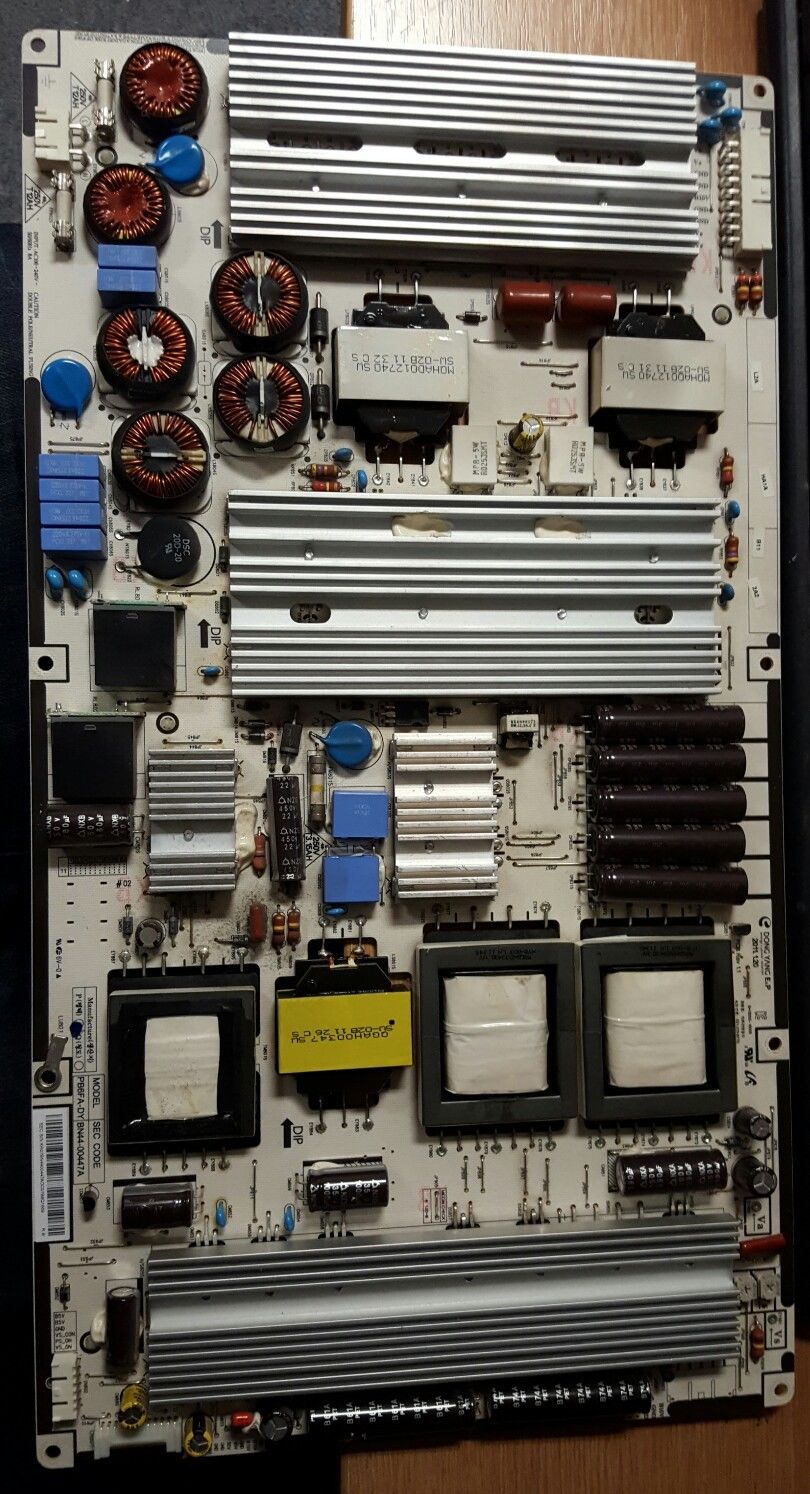 Samsung Plasma PS59D6900DK Power Board MODEL SEC CODE PB6FA-DY BN44-00447A